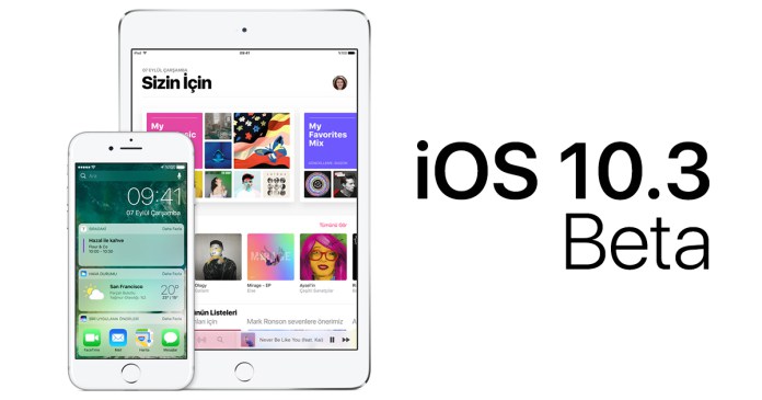 iOS 10 3 Beta 1