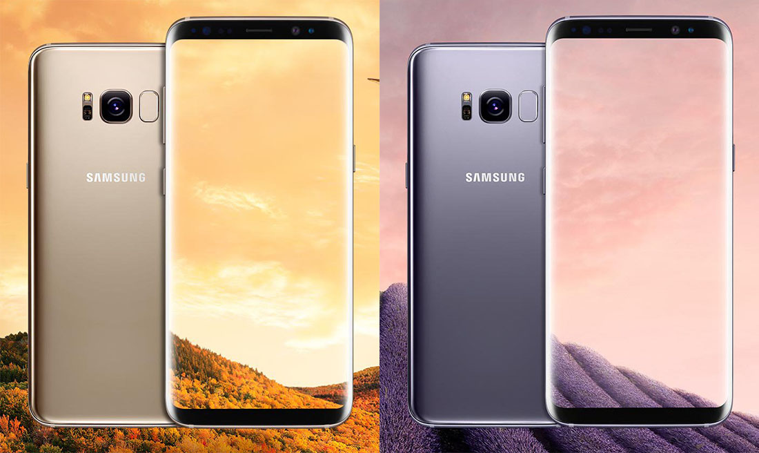 Galaxy S8 Renk secenekleri 1