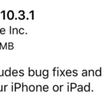 iOS 10.3.1 1 1