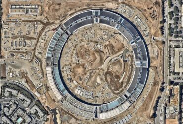 Apple Parkin son hali Drone ile goruntulendi