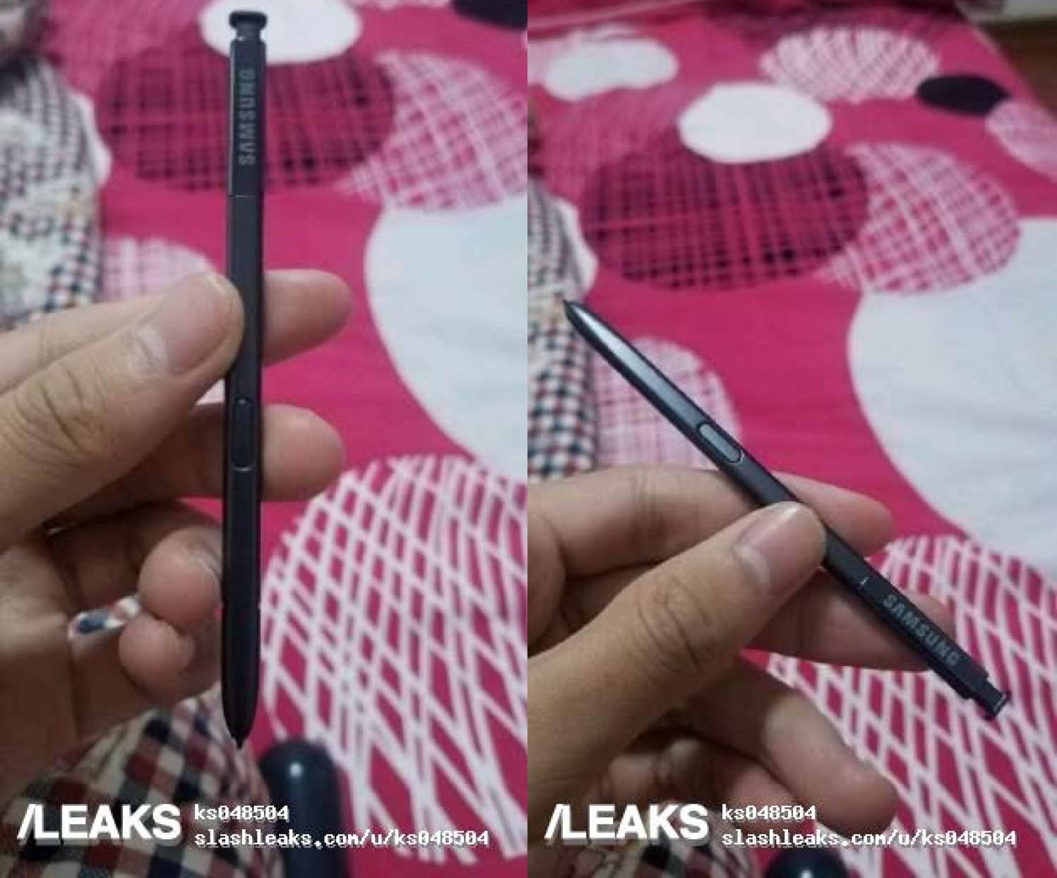 Galaxy Note 8in S Pen kalemi son yapilan sizintiyla goruldu