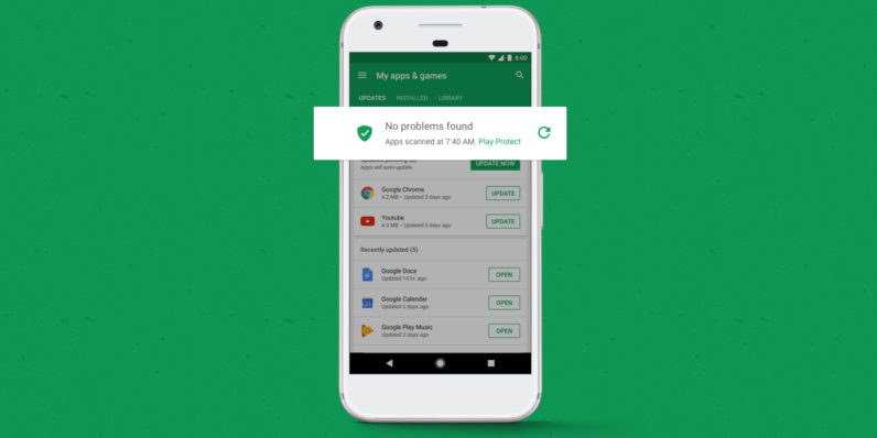 Google Play Protect ile Androiddeki kotu amacli yazilimlara son