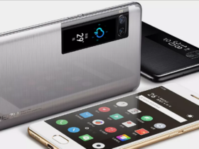 Meizu Pro 7nin arka tarafinda kucuk bir selfie ekrani var