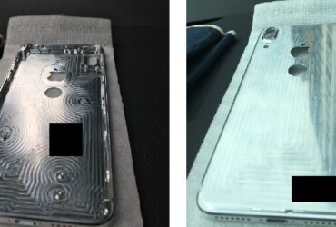 iPhone 8in parmak izi okuyucusu Apple logosunun hemen altinda olacak 1