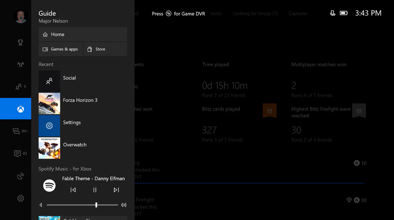 Microsoft Xbox One uygulamasi icin Spotifyi acikladi