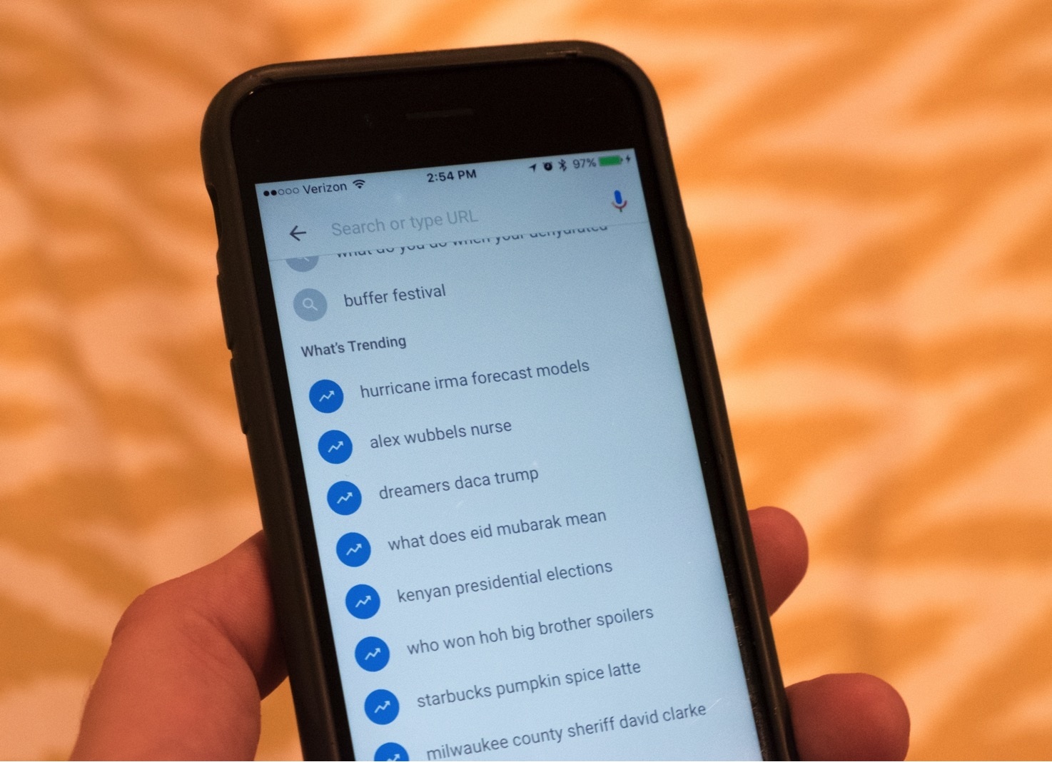 Googlein iOS uygulamasi simdi trend arayan aramalari gosteriyor