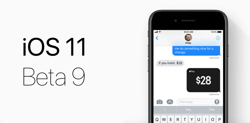 iOS 11 Beta 9 simdi indirilebilir