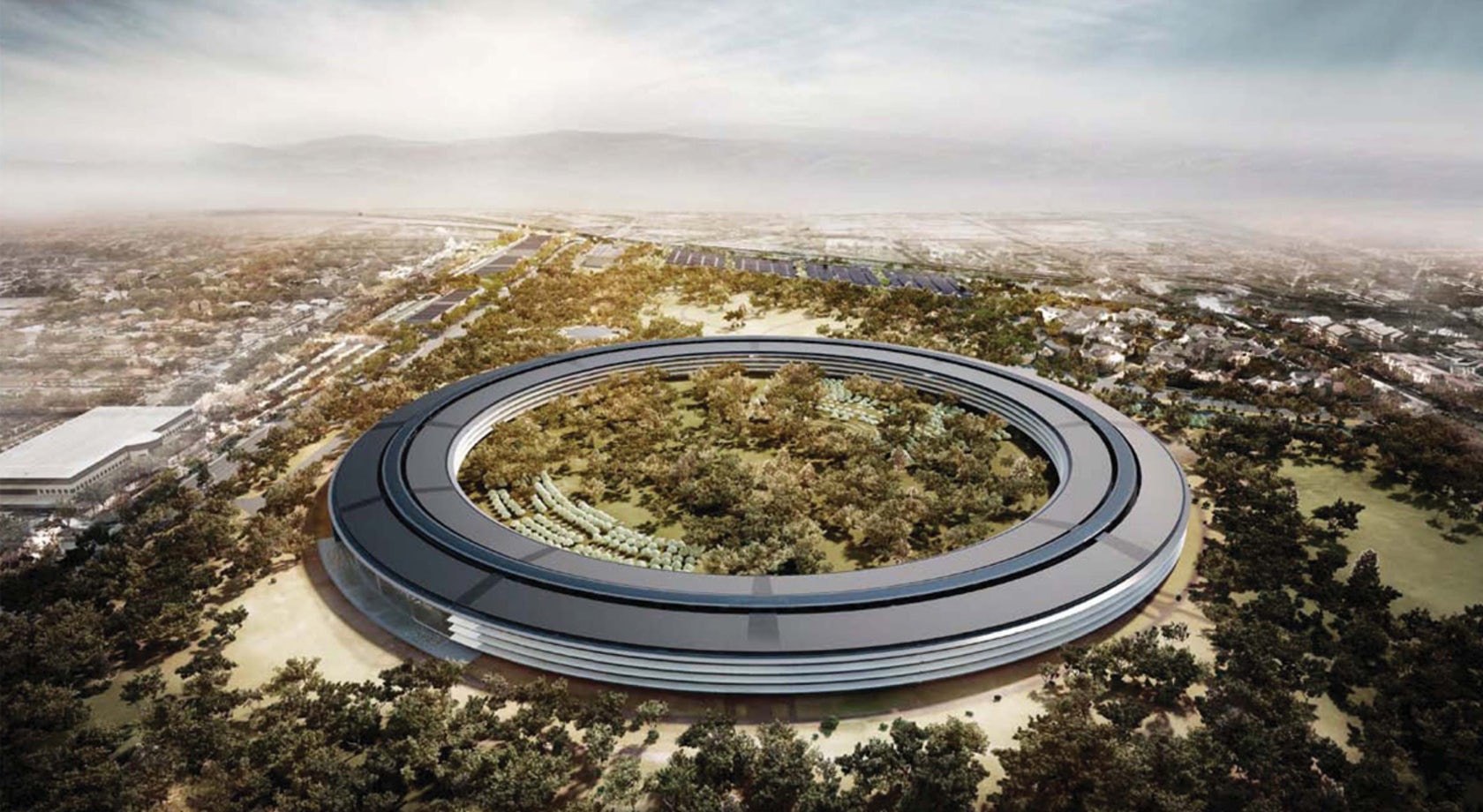 Apple’ın yeni merkezinden ilk fotoğraflar paylaşıldı