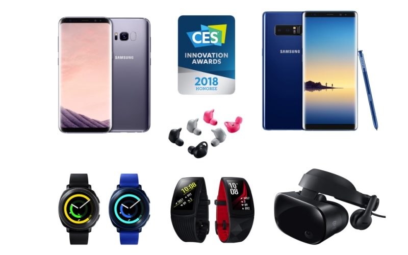 Samsung 36 farkli urunle CES 2018 kapsaminda odul aliyor
