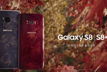 Samsung Guney Korede Bordo Kirmizisi Galaxy S8i tanitti1