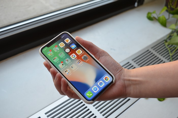 iphone x linea verde display 3 1