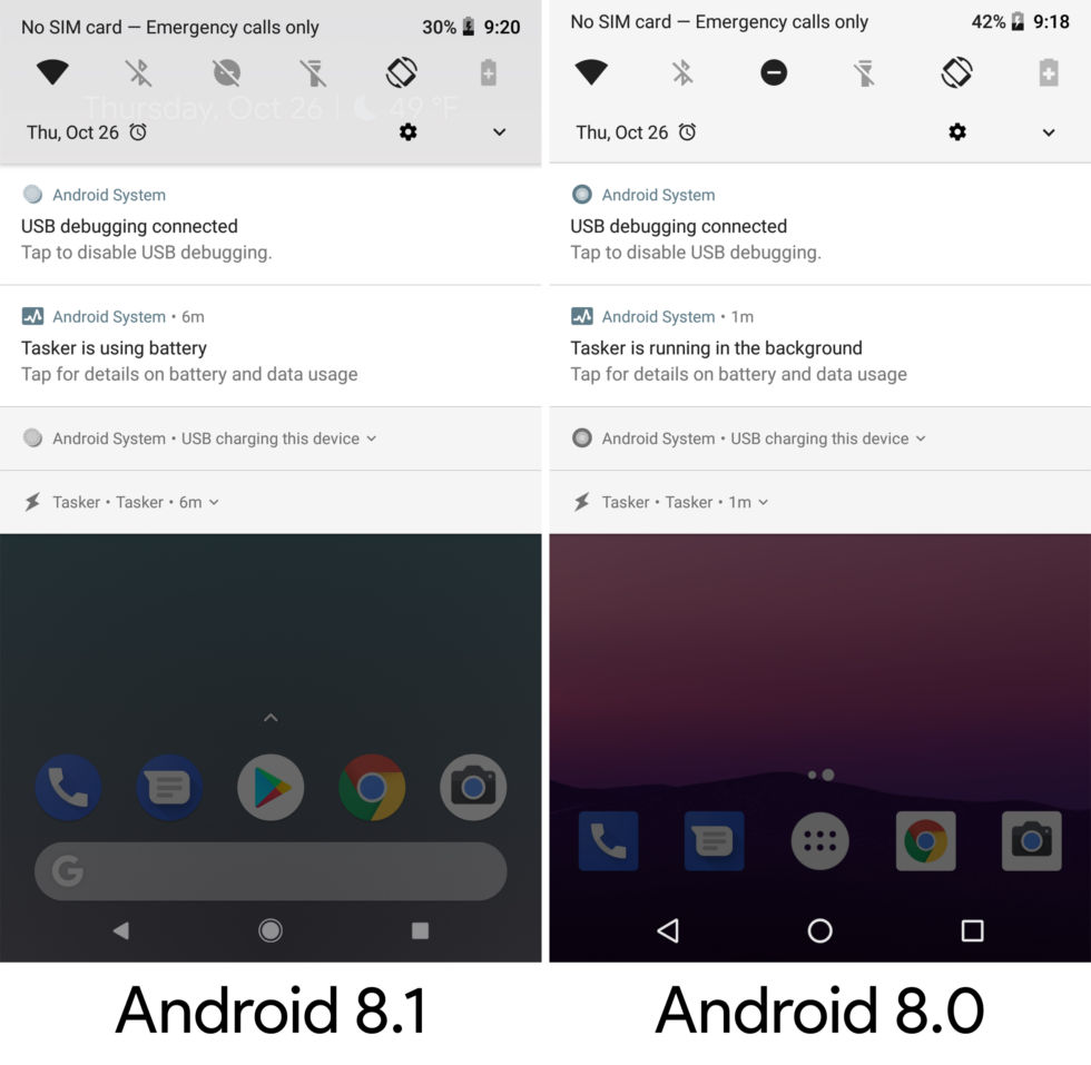 Android 8.1 Oreo Pixel ve Nexus cihazları için başladı