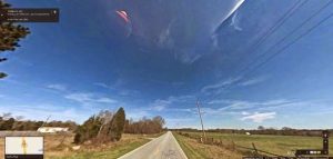 Google Haritaların Sokak Görünümünde UFO görüldü