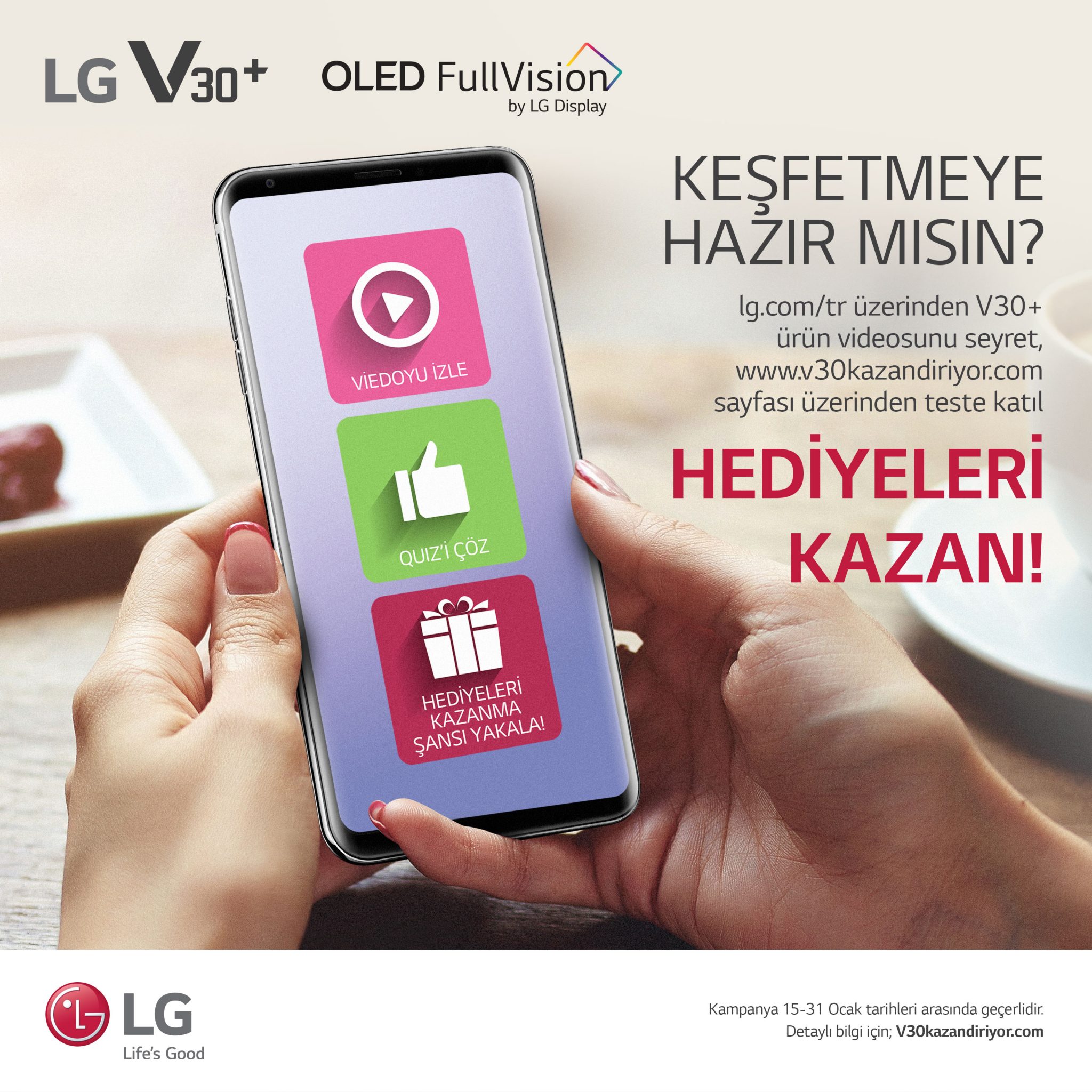 Kendi Gelmeden Türkiye’de Satışa Çıkan LG V30 Plus, Geldiğinde Hediyeler İle Gelecek!
