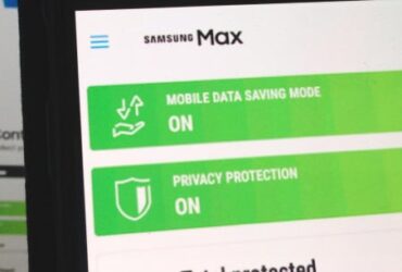 Samsungdan Mobil Veri Tasarruf Modu ve Gizlilik Ozelligi sunan Samsung Max 1