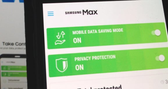 Samsungdan Mobil Veri Tasarruf Modu ve Gizlilik Ozelligi sunan Samsung Max 1