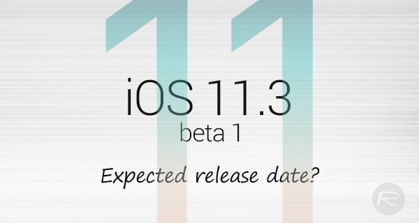 ios 11.3 beta 1 1