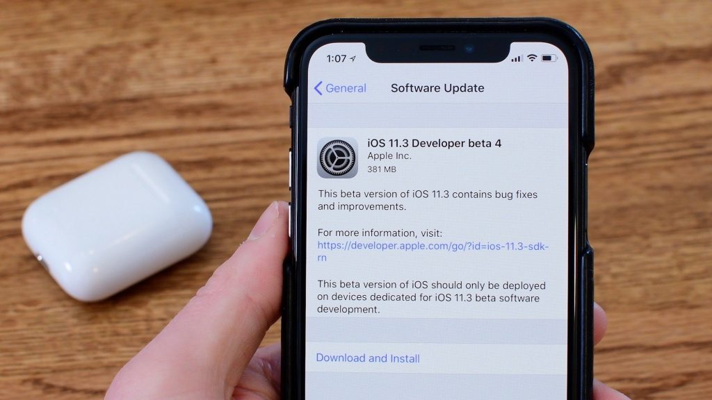 iOS 11.3 Beta 4