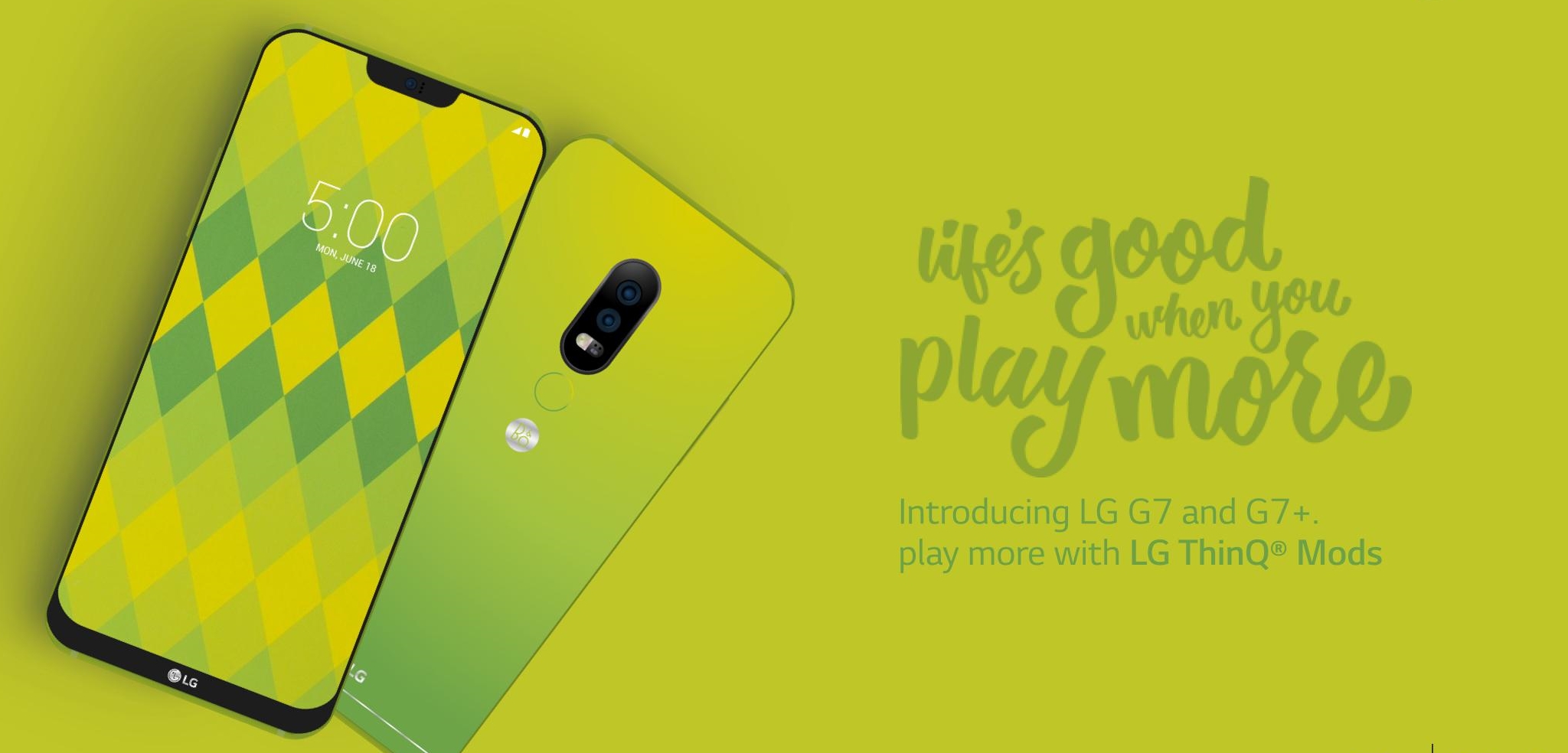 LG G7 ve G7+ modellerinin özellikleri, tanıtım görseliyle birlikte sızdırıldı