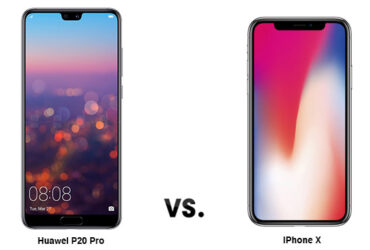 iPhone X ve Huawei P20 Pro 1