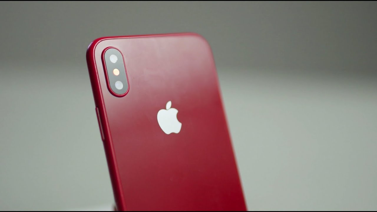 kırmızı iPhone X