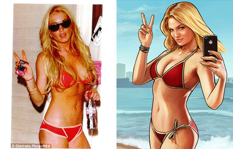 GTA V Lindsay Lohan