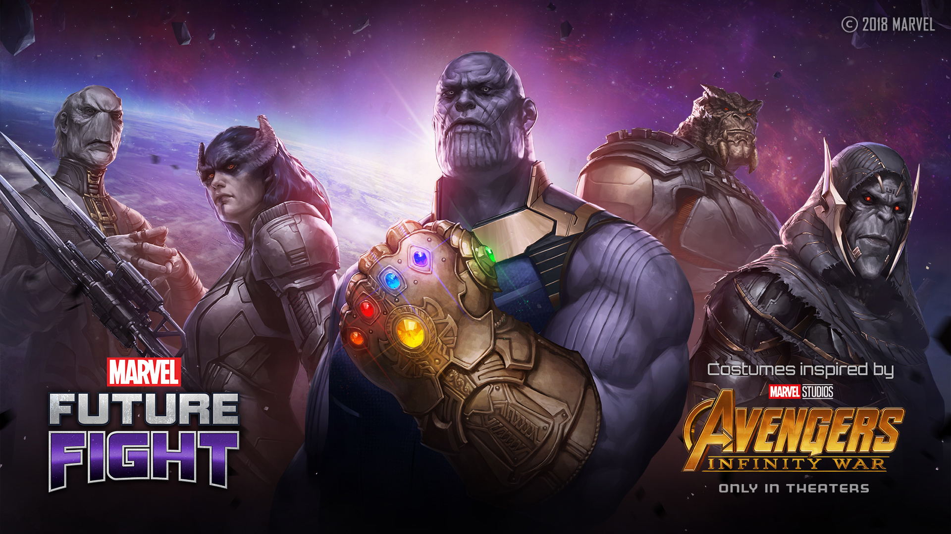 Avengers: Infinity War Karakterlerini MARVEL Future Fight’a Ekliyor