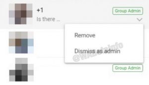 WhatsApp Grup yönetici 1