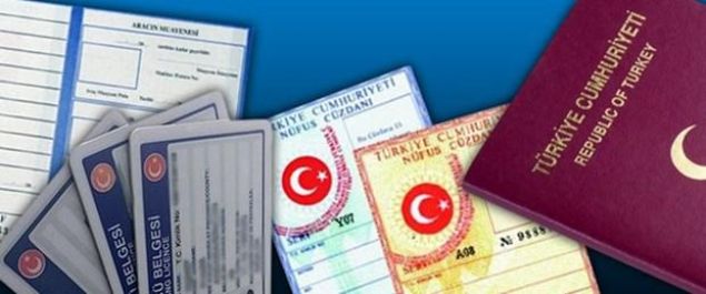 ehliyet pasaport nufus cuzdani