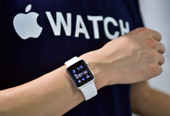 SKOREA-APPLE-SMARTWATCH