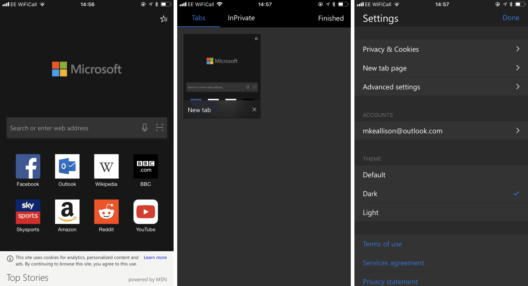 iOS ve Android için Microsoft Edge tarayıcı güncellendi