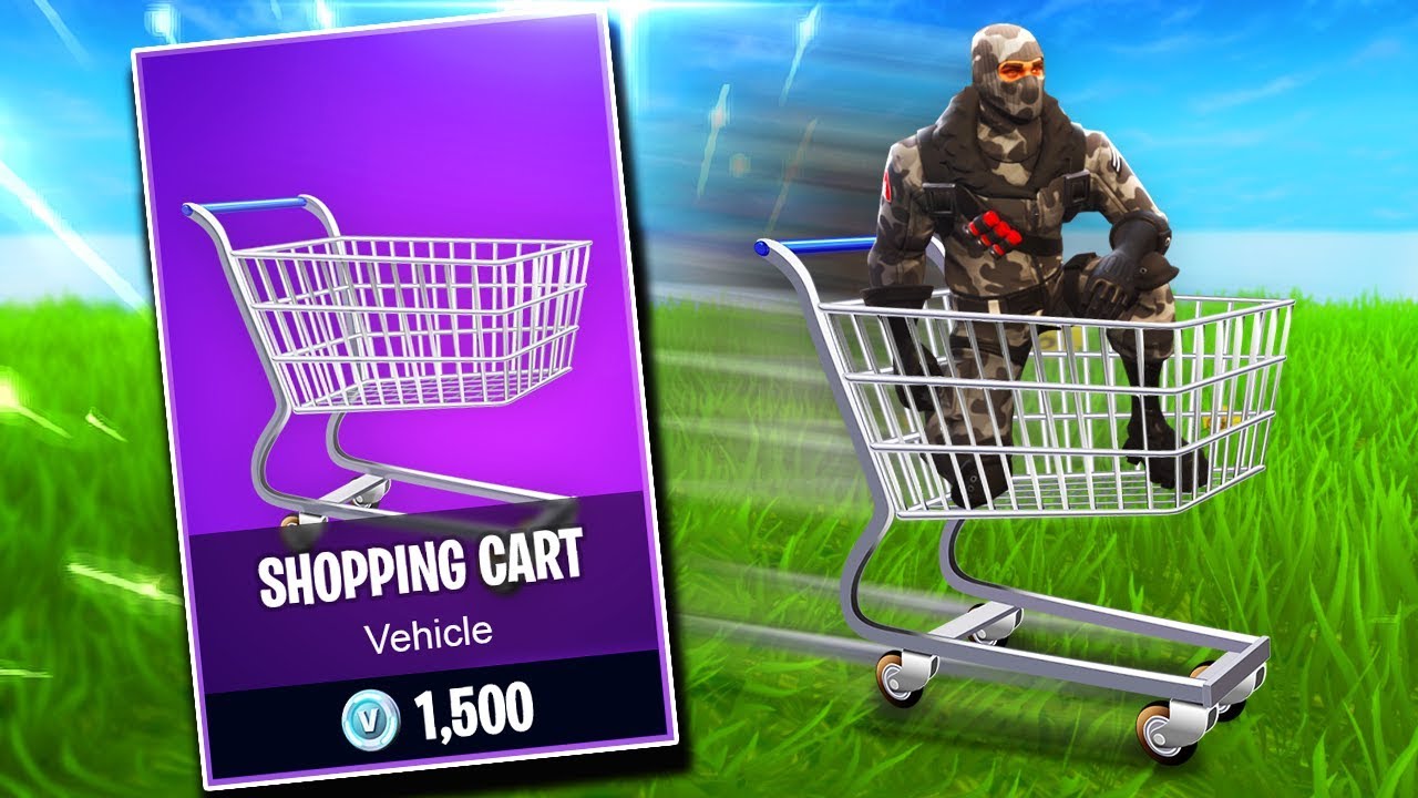 Fortnite alışveriş arabası