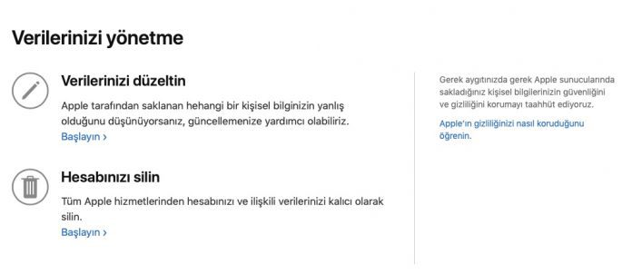 Apple Kimliği Silme 2