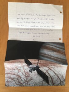 NASA Europa mektup