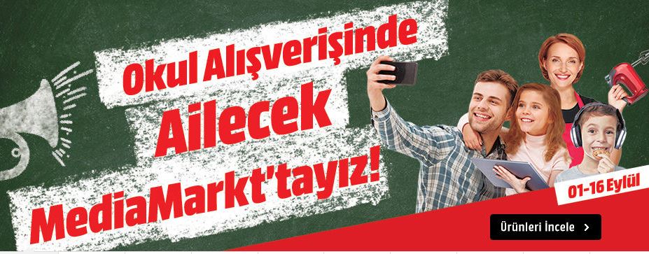 Mediamarkt Okul alışverişi