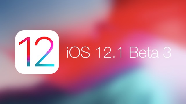 iOS 12.1 Beta 3