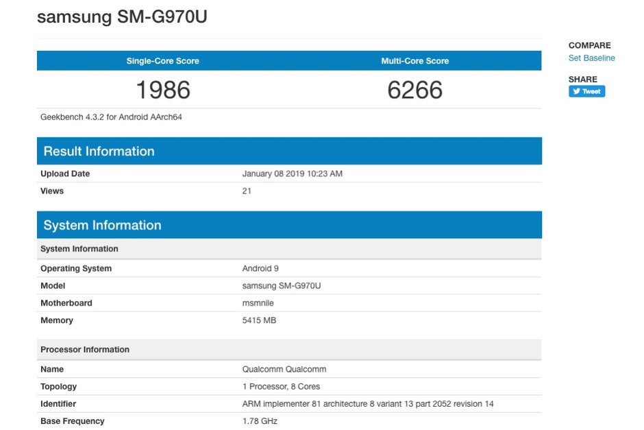 Samsung Galaxy S10 Lite benchmark hints at state of the art processor