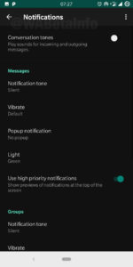 whatsapp karanlık Mod 3