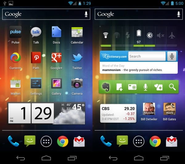 Android widget 1