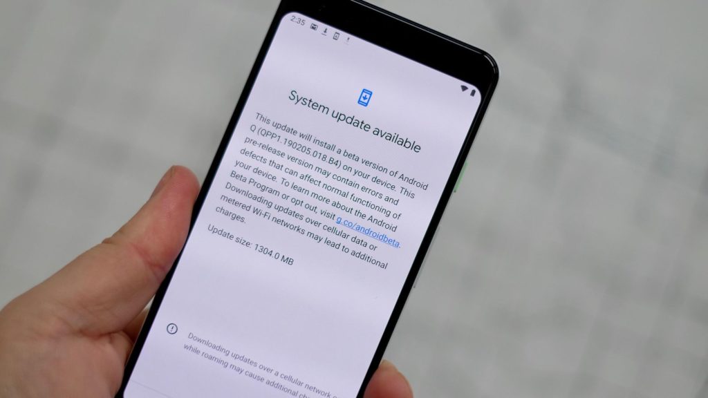 Android Q Beta 4