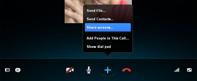 Skype Ekran Paylaşımı
