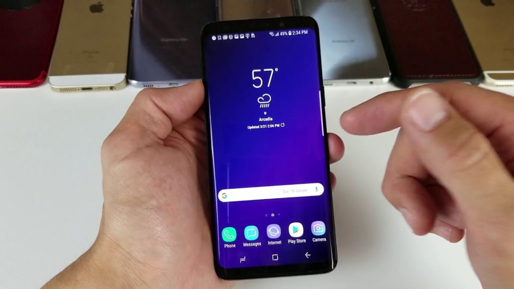 Samsung Galaxy S9 Ekran Görüntüsü Almak
