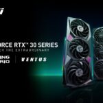 MSI, RTX 3000 serisi modelleri