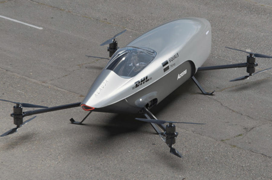 Dünyanın İlk İnsansız Uçan Elektrikli Yarış Otomobili Airspeeder Mk3