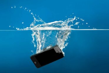 phone on water