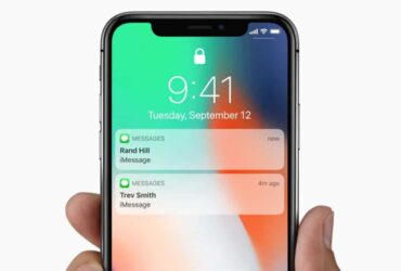 iphone x lock screen notificatio